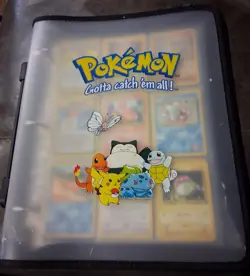 Vintage Pokemon Binder With 1995 Cards. Holo, Trainer etc. Near Mint - Image 1