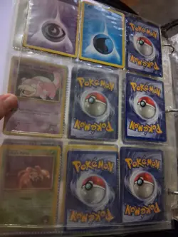 Vintage Pokemon Binder With 1995 Cards. Holo, Trainer etc. Near Mint - Image 4