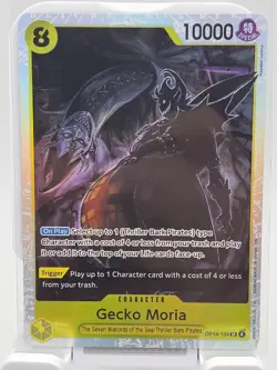 Gecko Moria OP14-104 Super Rare Full Art Card - One Piece CCG English - Image 5