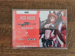 Red Hood, NIKKE: Goddess Of Victory Ver.2 Bandai Namco Cardass Double Sided Card - Image 1