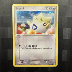 Pokemon Card - Togepi 78/101 Common Reverse Holo EX Hidden Legends - LP/MP - Image 1