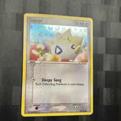 Pokemon Card - Togepi 78/101 Common Reverse Holo EX Hidden Legends - LP/MP - Image 2