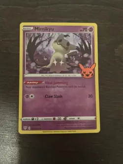 Mimikyu 081/189 Trick or Trade Holo Pokemon Card - Image 1