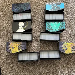 Bulk Pokemon Cards Holos Uncommon Commons In Empty Etb Cases Lot of 6 - Image 2