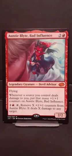 Auntie Blyte, Bad Influence MTG Jumpstart 2022 Mythic NM x1 - Magic Card - Image 1