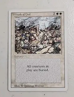 Wrath of God Revised Edition Regular MTG - Image 1