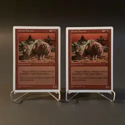 (2) Magic: The Gathering Orcish Farmer MTG Core Set 5th Edition 1997 Vintage LP - Image 1