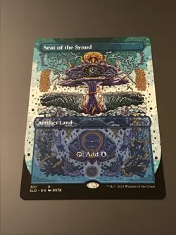 MTG Secret Lair #301 Borderless Seat of the Synod - Image 1
