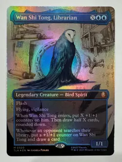 Wan Shi Tong, Librarian (Borderlees) *Foil* #0320 MTG:Avatar: The Last Airbender - Image 1