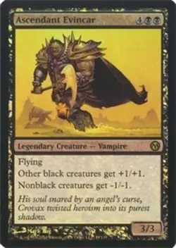 MTG Ascendant Evincar - Foil, Duels of the Planeswalkers, Heavily Played, Englis - Image 1