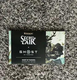 Magic The Gathering Secret Lair x Playstation Ghost of Tsushima FOIL Sealed - Image 2