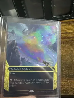 Meteor Crater (0116) (Borderless) (Galaxy Foil) Edge of Eternities: Stellar... - Image 1