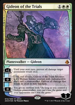 [1x] Gideon of the Trials - Foil - SDCC 2017 Exclusive Near Mint, English SDCC 2 - Image 1