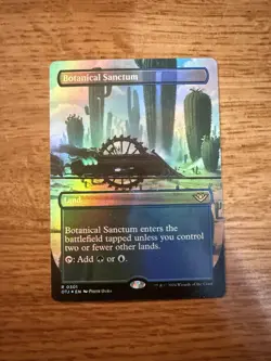 Botanical Sanctum (Borderless) Outlaws of Thunder Junction Foil 0301 MTG - Image 1