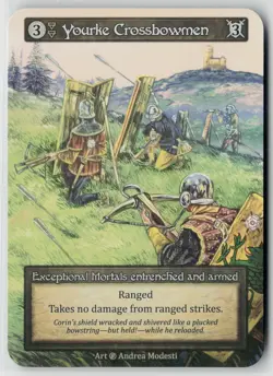 Sorcery Contested Realm Beta Yourke Crossbowmen x3 NM Exceptional - Image 1