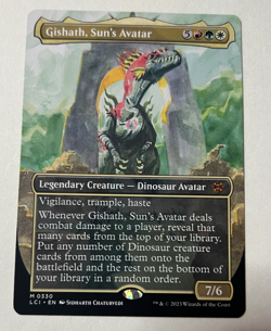 Gishath, Sun's Avatar (Borderless) -The Lost Caverns of Ixalan (LCI) (Near Mint) - Image 1