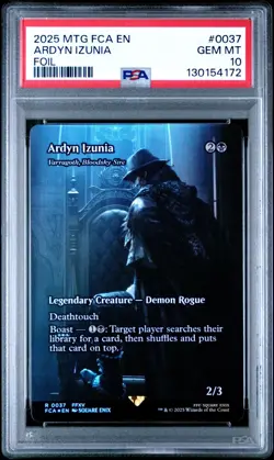 2025 MTG FINAL FANTASY: THROUGH THE AGES FOIL #0037 ARDYN IZUNIA PSA 10 - Image 1