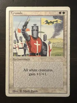 MTG Crusade - Revised Edition (3rd) - BANNED - HP - Image 1