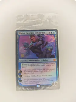 Kaito, Cunning Infiltrator Prerelease Foil Magic The Gathering Foundations NM - Image 1