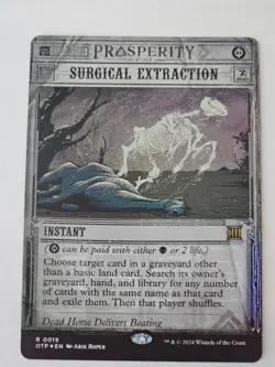MTG - Surgical Extraction FOIL - Outlaws of Thunder Junction - Image 1