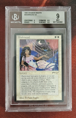 MTG - Arabian Nights - Shahrazad - BGS 9 Mint - B+ - Image 1