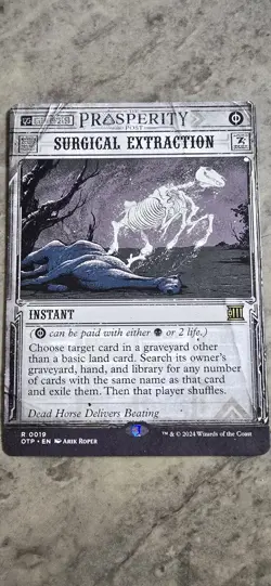 Surgical Extraction Outlaws of Thunder Junction: Breaking News Regular Rare MTG - Image 1