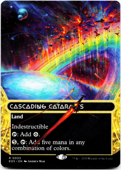 Cascading Cataracts (0005) (Borderless) - Edge of Eternities Stellar Sights MTG - Image 3