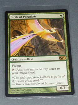 MTG 1x Birds of Paradise 165 Core Set 2012 M12 Modern Magic the Gathering x1 NM - Image 1
