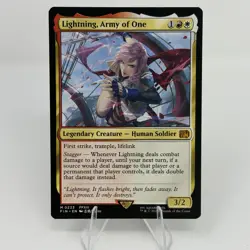 Lightning, Army of One Final Fantasy Regular NM - Image 1