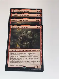 MTG - 4 x Grenzo, Havoc Raiser - Tarkir: Dragonstorm - Playset 4x x4 - Image 1