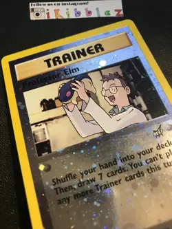 Professor Elm LP Reverse Holo Pokemon Promo No. 3 BEST Stamp. Tracked Shipping! - Image 2