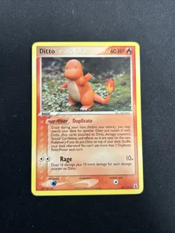 Pokemon TCG Ditto EX Delta Species 37/113 Regular Uncommon Non Holo - LP+ - Image 1