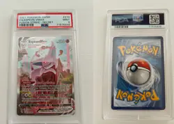 2021 Pokemon Fusion Strike SWSH08 Espeon Vmax #270/264 PSA 9 English Alt Art - Image 1