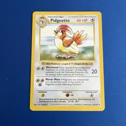 Pokemon Card - Pidgeotto Base Set (Shadowless) 22/102 Rare - Image 1