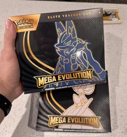 Pokemon TCG: Mega Evolution Elite Trainer Box (ETB) Lucario and Gardevoir - Image 1