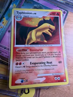 Typhlosion Holo Pokemon 2007 D&P: Mysterious Treasures Set # 16/123 NM - Image 1