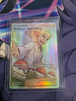 Pokemon TCG Professor Oak's Setup 233-236 Cosmic Eclipse Full Art - Image 1