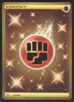 Fighting Energy 233/198 Secret Rare Pokemon TCG Chilling Reign NM - Image 1