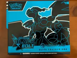 Pokemon Black Bolt Pokemon Center EMPTY ETB - No promo or No packs - Image 1