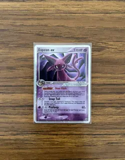 2005 Pokemon Ex Espeon Ex Holo Unseen Forces #102 NM - Image 3