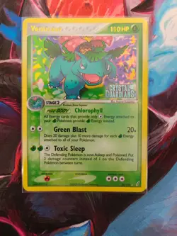 Pokemon TCG EX Crystal Guardians Venusaur Reverse Holo Stamped LP - Image 1
