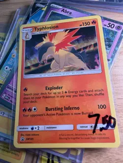 Typhlosion SM185 Holo Promo Sun & Moon Pokemon TCG near mint RARE - Image 1