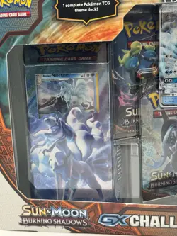 Pokemon Ninetales Sun and Moon Burning Shadows GX Challenge Box - Factory Sealed - Image 3