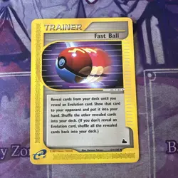 Pokemon Fast Ball 124/144 Skyridge Light Played - Image 1