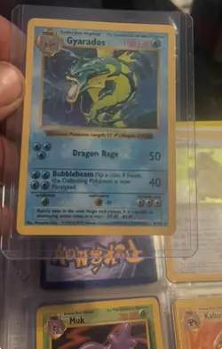 Pokemon Gyarados Holo Shadowless Rare TCG Base Set Mint | PSA 7-9 Candidate - Image 2