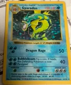 Pokemon Gyarados Holo Shadowless Rare TCG Base Set Mint | PSA 7-9 Candidate - Image 5