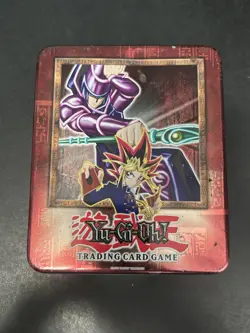 Yu-Gi-Oh! Vintage Empty Dark Magician Yugi Metal Tin 2002 Original - Image 1