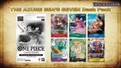 One Piece Card Game Op14 The Azure Sea's Seven Box Topper Promo Dash Packs - Image 3