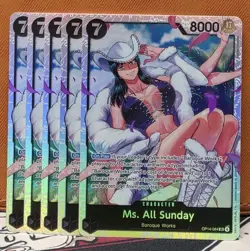 One Piece Card Game - OP14-084 Ms. All Sunday - Super Rare - English - Image 1