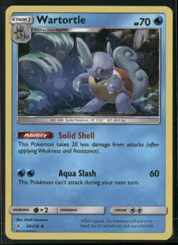 Miscellaneous Cards & Products #034/214 Wartortle - Image 1